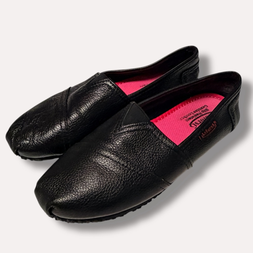 Laforst Slip Resistant Black Leather Work Shoes Women’s US 6.5 Comfort Clogs